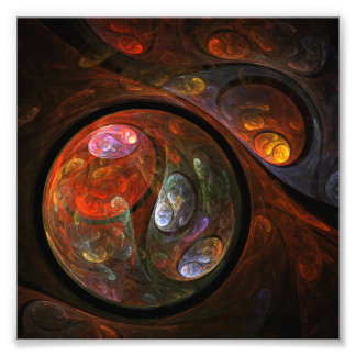 Foto Fluid Connection Abstrato Art Photo Impressão