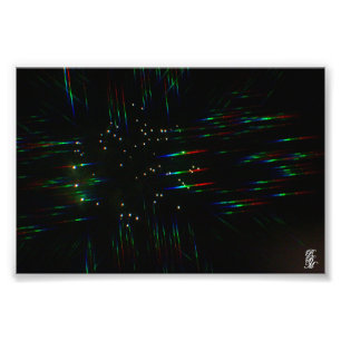 Foto Fogos de Artifício Através de Óculos 3D 3