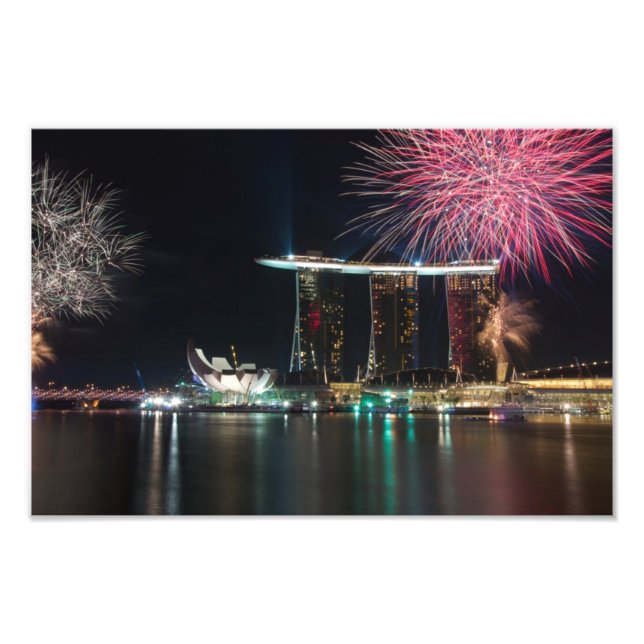 Foto Fogos de artifício na Baía de Marina (Frente)