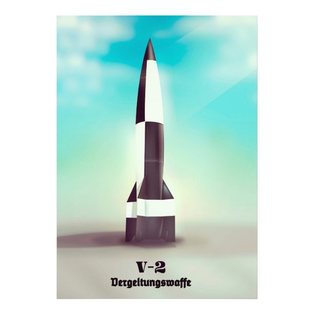 Foto Foguete Vergeltungswaffe V2 (Frente)