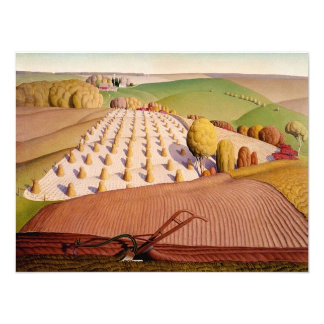 Foto Folga por Grant Wood (Frente)
