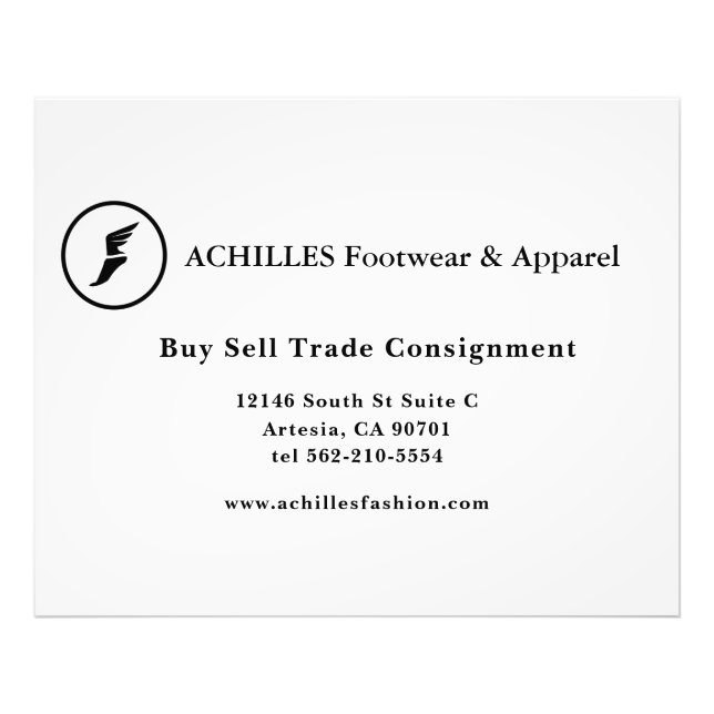 Foto Folheto de Cartão de visita de 3,5" x 2,0" padrão (Frente)