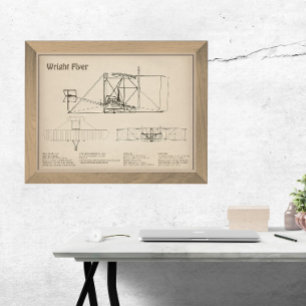 Foto Folheto do Wright - Planos de desenho de projeto d