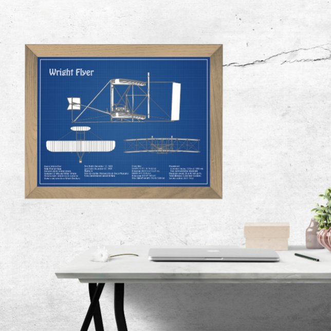 Foto Folheto Wright - Planos de desenho de projeto de a (Criador carregado)