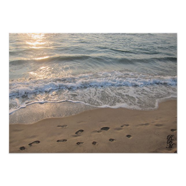 Foto Footprints in the Sand (Frente)