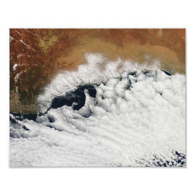 Foto Formações de nuvens invulgares (Frente)