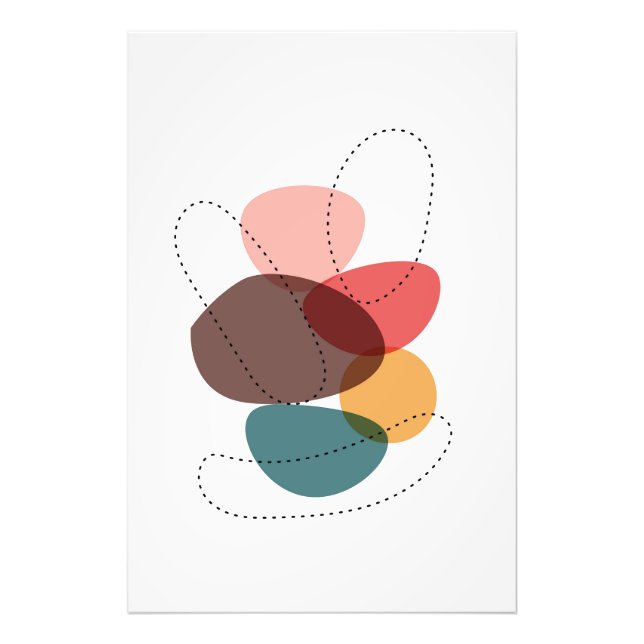 Foto Formas Orgânicas Abstrato artística Composição 3 (Frente)