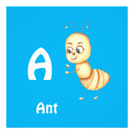 Foto Formiga personalize ABC: Letra A - Adicione Seu No