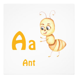 Foto Formiga personalize ABC: Letra A - Adicione Seu No