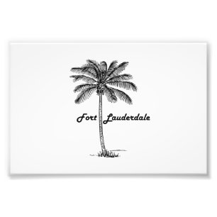 Foto Fort Lauderdale e design de Palma Preto e Branco