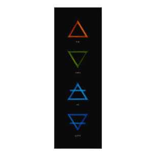 Foto Four elements of nature - Fire, Earth, Air and Wat