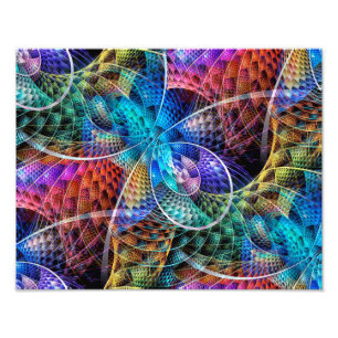 Foto Fractal de apófise abstrato X