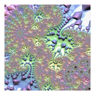 Foto Fractal de arco-íris brilhante