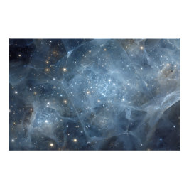 Foto Fractured Nebula Starfield Cosmic Geometry