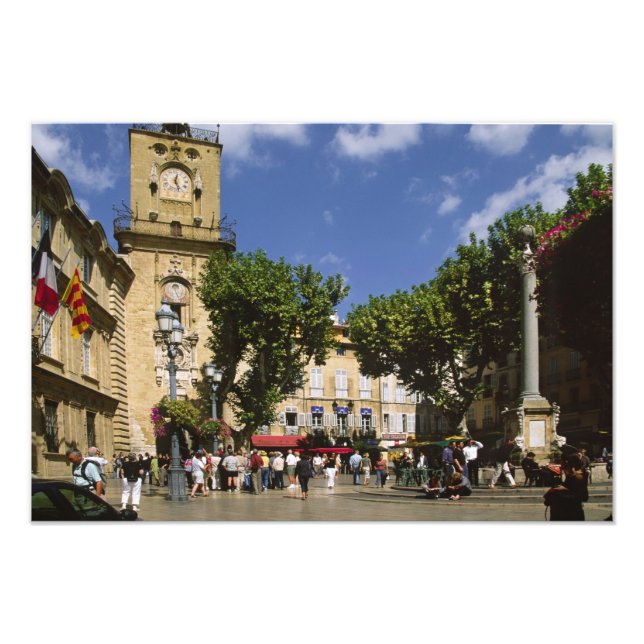 Foto França, Aix en Provence, La Place de la Maire (Frente)