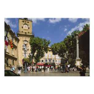 Foto França, Aix en Provence, La Place de la Maire