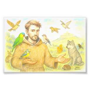 Foto Francis, o sermão para os pássaros e animais