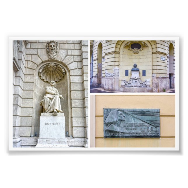 Foto Franz Liszt Sculptures Collage (Frente)