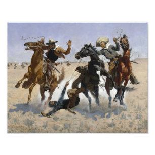 Foto Frederic Remington - Ajudando um camarada