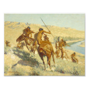 Foto Frederic Remington - Episódio da Arma de Buffalo