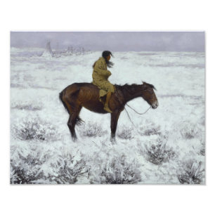 Foto Frederic Remington - O Herd Boy