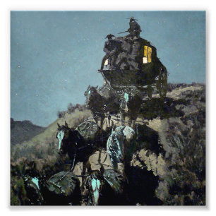 Foto Frederick Remington “A Velha Diligência”