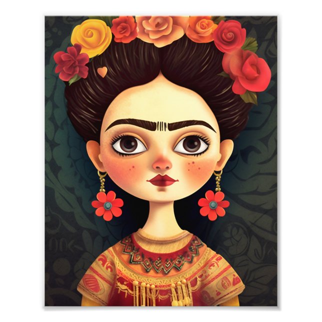 Foto Frida Kahlo Poster (Frente)