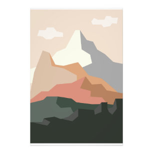 Foto Fundo de Montanha Minimalista