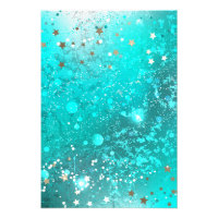 Fundo do Mint Turquoise Foil