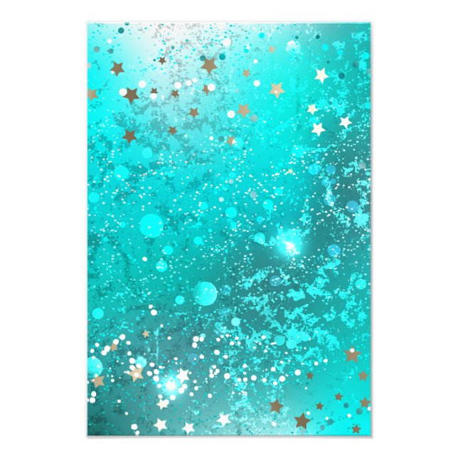 Foto Fundo do Mint Turquoise Foil (Frente)