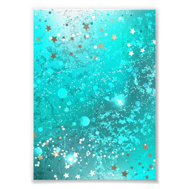 Foto Fundo do Mint Turquoise Foil (Frente)