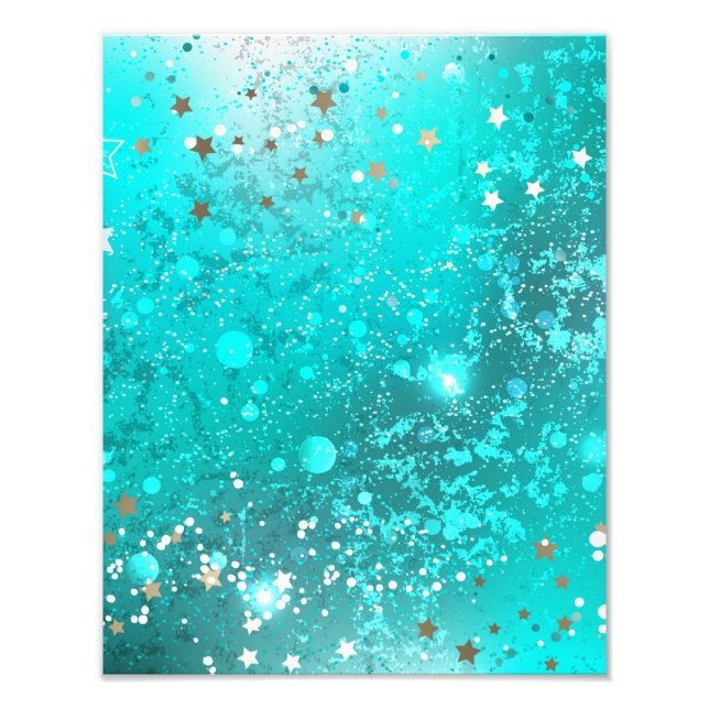 Foto Fundo do Mint Turquoise Foil (Frente)