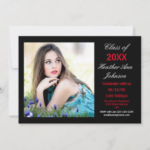Foto Fundo Preto - Anúncio de Formatura