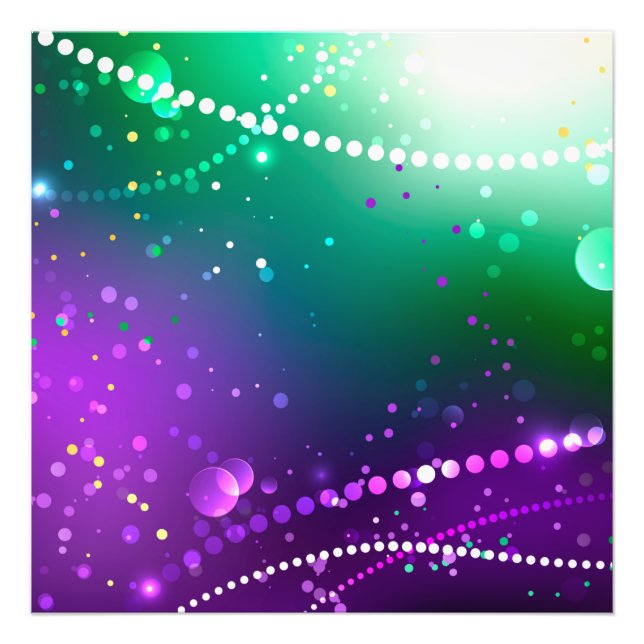 Foto Fundo roxo festivo do Mardi Gras (Frente)