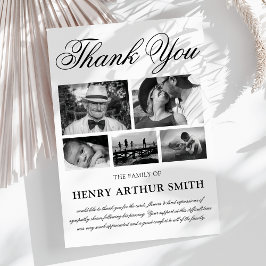 Foto Funeral Obrigado | Cartão de serviço memorial