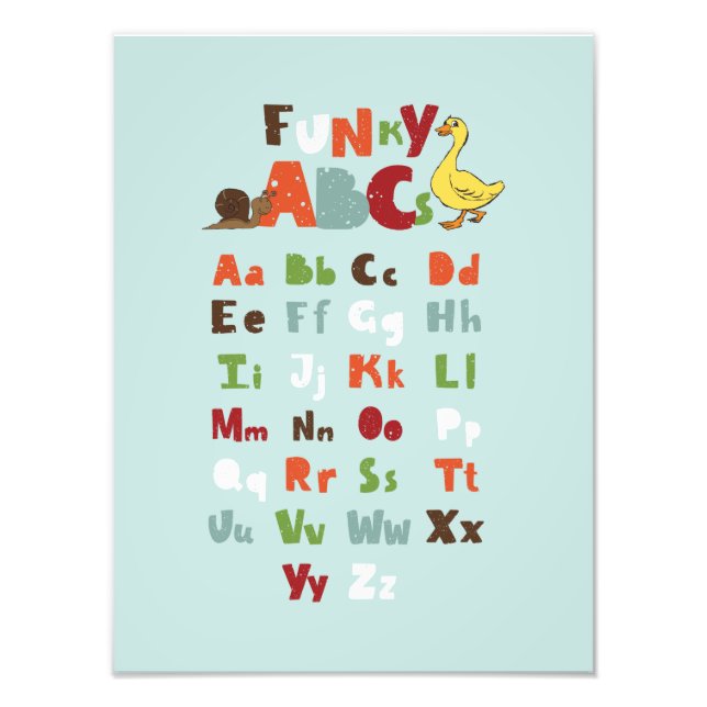 Foto Funky ABC Pré-Ensino ABC Aprendizado ABC Arte ABC (Frente)