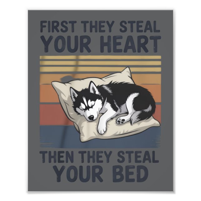 Foto Funny Siberian Husky Pet Lovers Dog Owner  (Frente)