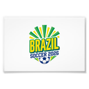 Foto Futebol Brasil 2026 Futebol Negrito Tipografia Paí