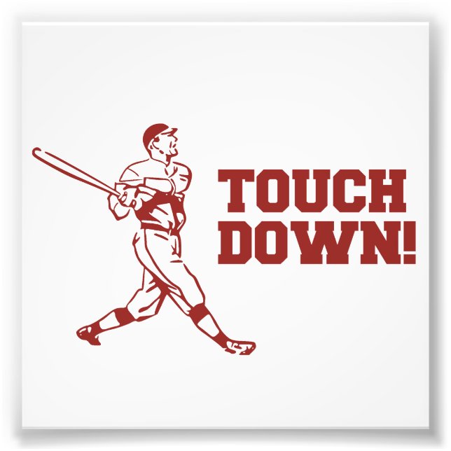 Foto Futebol de baseball com touchdown (Frente)