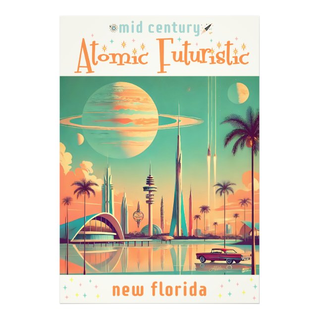 Foto Futurista Atômico Nova Flórida (Frente)