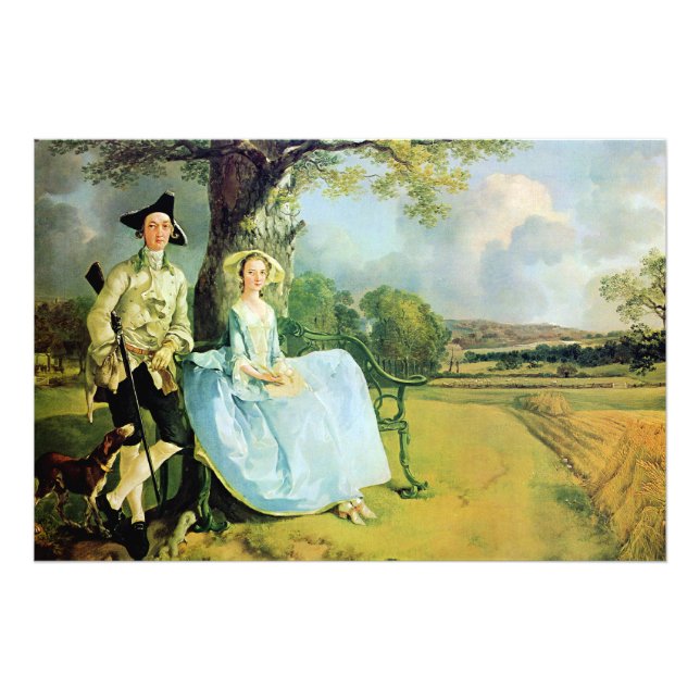Foto Gainsborough, Sr. e Sra. Andrews, (Frente)