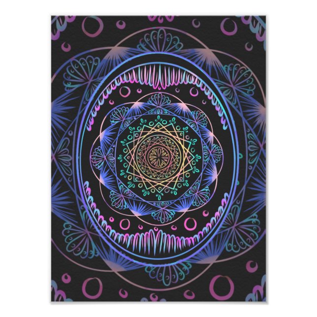 Foto Galactic Bloom Mandala (Frente)