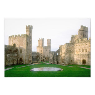 Foto Gales, castelo de Caernarfon, um dos 2 de Eduardo