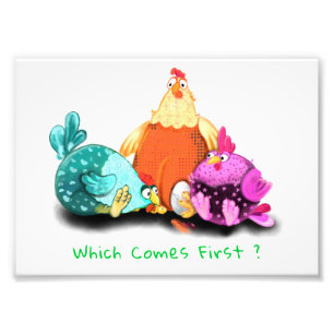 Foto Galinhas Engraçadas Esperando Ovo Para Atch - Tex