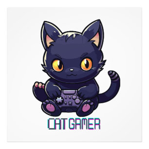 Foto Gamer de Gato