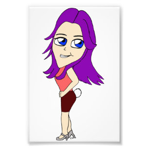 Foto garota chibi com rabo de coelho