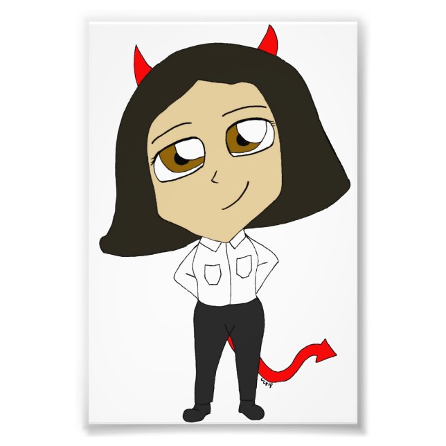 Foto garota do diabo (Frente)