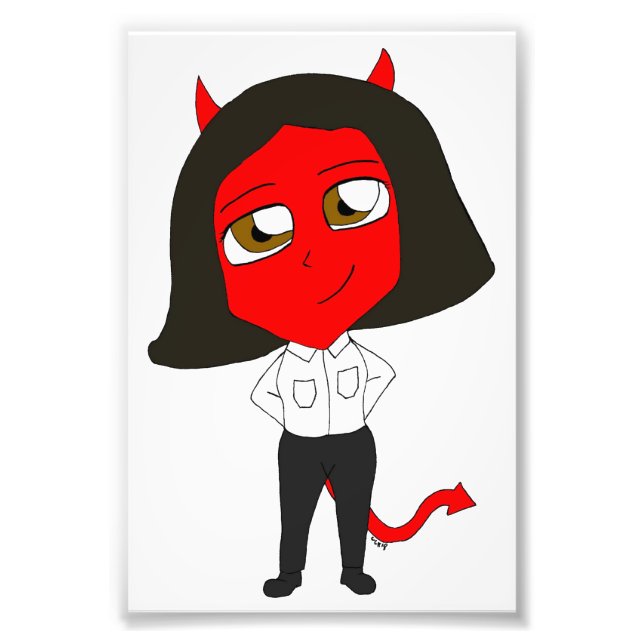 Foto garota do diabo (Frente)