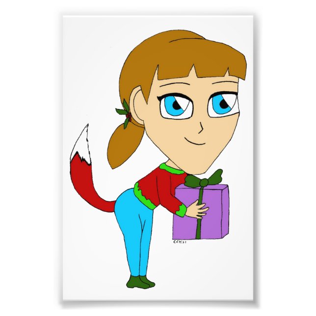 Foto garota foxi chibi (Frente)