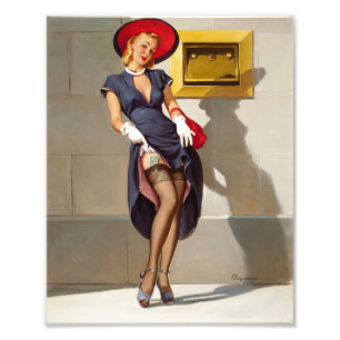 Foto Garota Pin-Up Retro